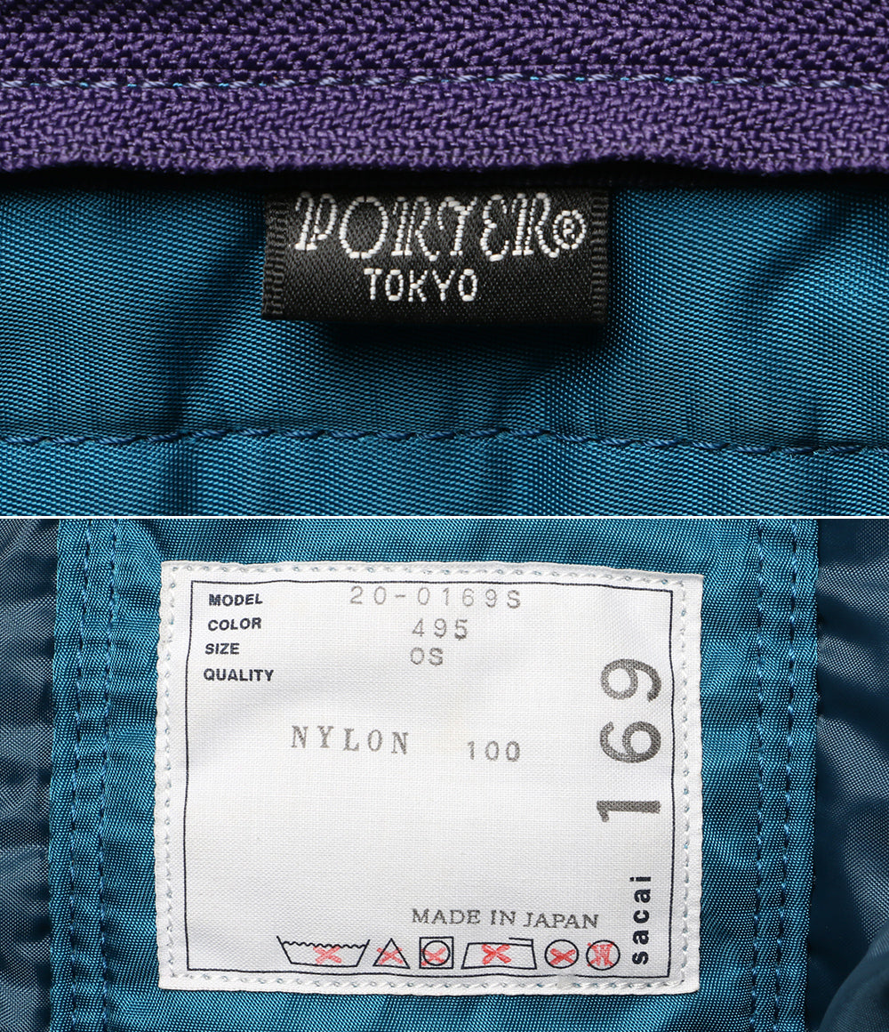 サカイ  ポーター ヘルメットバッグ ターコイズ     20-0169S メンズ   sacai×porter