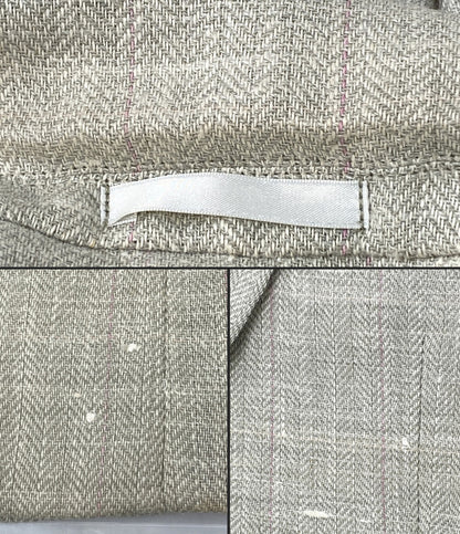 Burberrys セットアップ グリーン 麻混 レディース SIZE 9 バーバリーズ