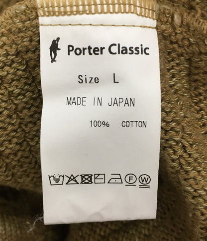 ポータークラシック ニット PC-030-1191-54-05 BEATNIK KENDO KNIT キャメル メンズ SIZE L PORTER CLASSIC
