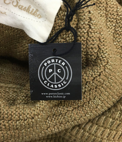 ポータークラシック ニット PC-030-1191-54-05 BEATNIK KENDO KNIT キャメル メンズ SIZE L PORTER CLASSIC