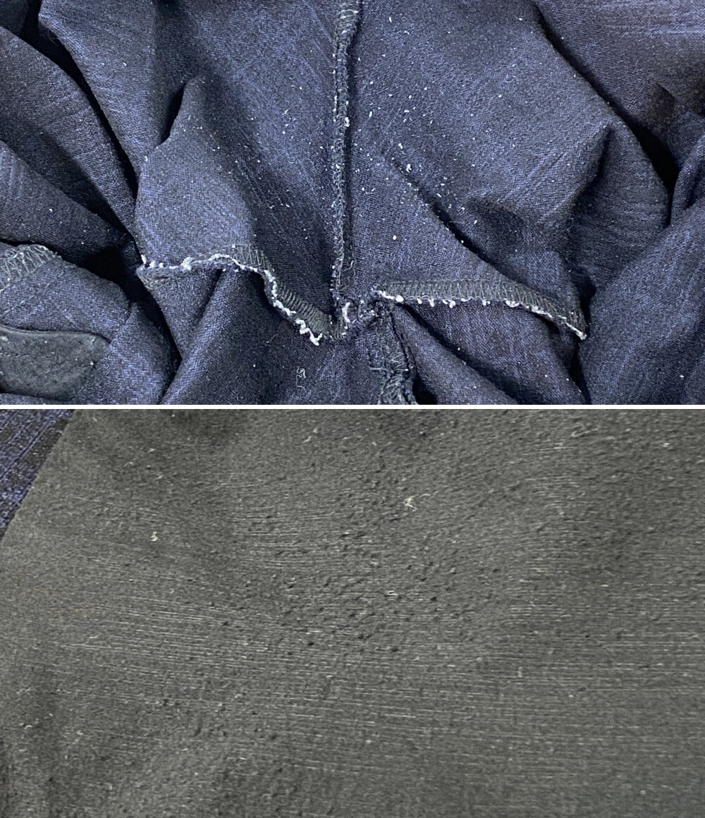 ウノピゥウノウグァーレトレ リラックス スーツ 3ピース ネイビー×ブラック メンズ SIZE XL 1PIU1UGUALE3 RELAX