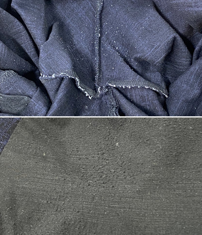 ウノピゥウノウグァーレトレ リラックス スーツ 3ピース ネイビー×ブラック メンズ SIZE XL 1PIU1UGUALE3 RELAX