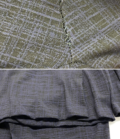 ウノピゥウノウグァーレトレ リラックス スーツ 3ピース ネイビー×ブラック メンズ SIZE XL 1PIU1UGUALE3 RELAX