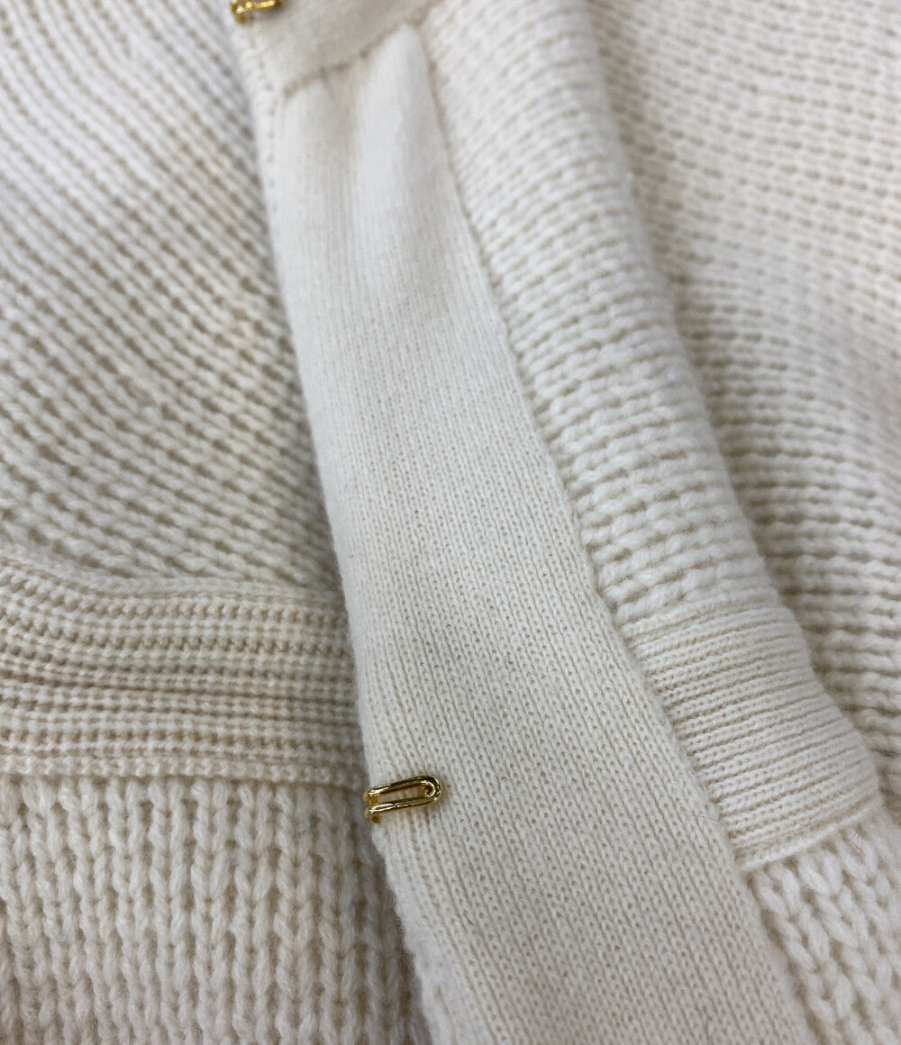 ドゥロワー カーディガン ウールカシミヤミラノ編みフォックスファーカーディガン レディース SIZE UAF8 Drawer