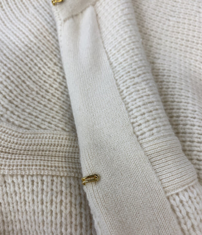 ドゥロワー カーディガン ウールカシミヤミラノ編みフォックスファーカーディガン レディース SIZE UAF8 Drawer