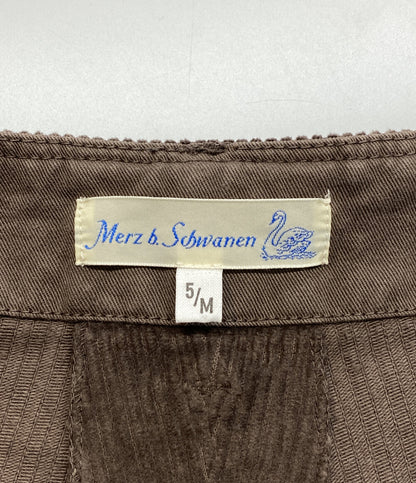 メルツベーシュヴァーネン コーデュロイパンツ ブラウン メンズ SIZE 5/M merz b. schwanen