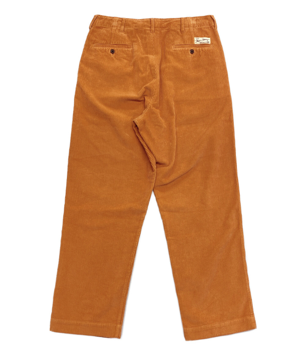 メルツベーシュヴァーネン コーデュロイパンツ オレンジ メンズ SIZE 5/M merz b. schwanen