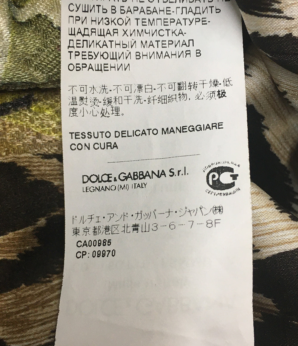ドルチェ&ガッバーナ ノースリーブワンピース 総柄 レディース SIZE 40 DOLCE ＆ GABBANA