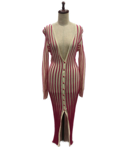 JACQUEMUS ジャックムス 長袖ロングワンピース ピンク レディース SIZE 38