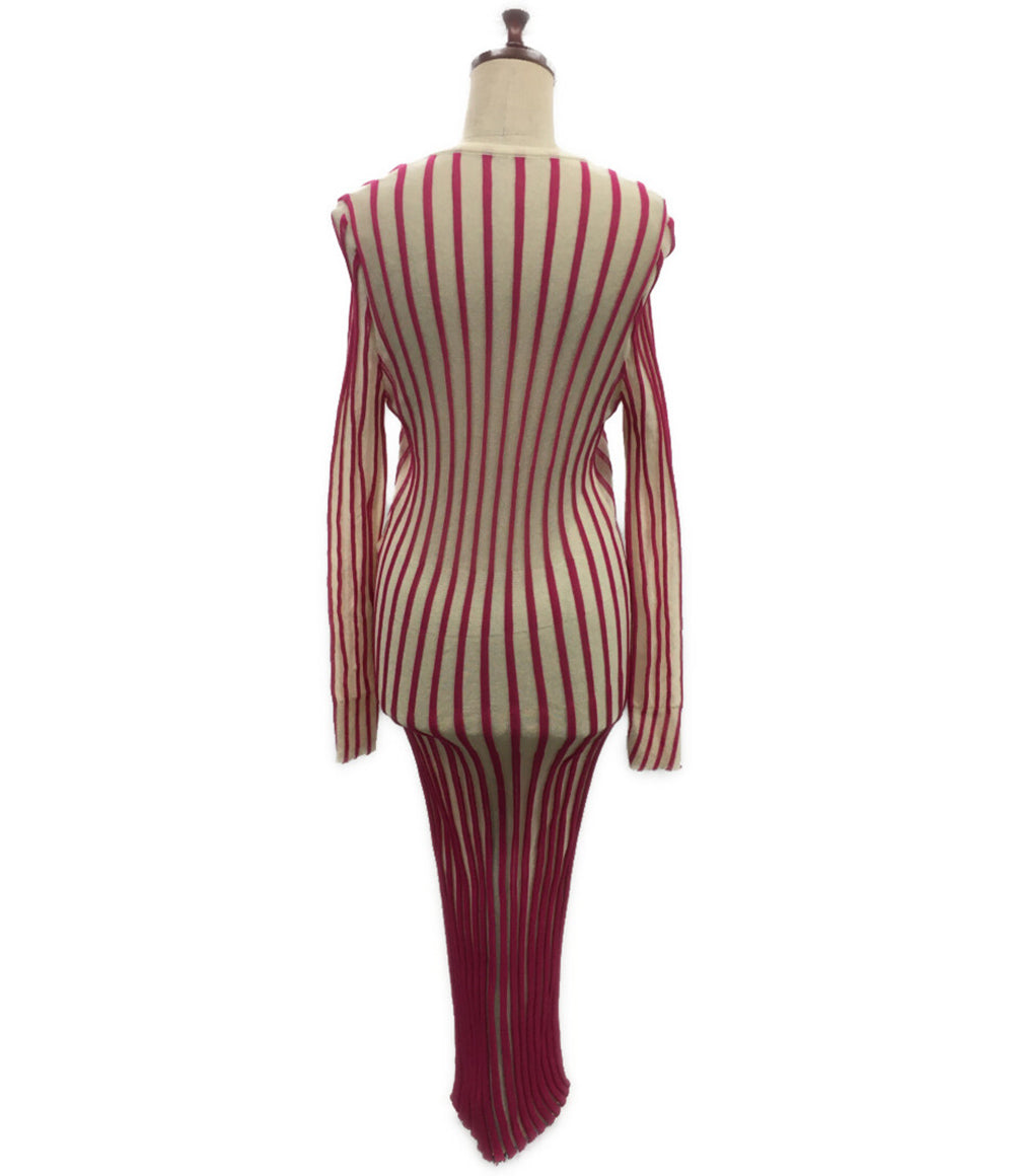 JACQUEMUS ジャックムス 長袖ロングワンピース ピンク レディース SIZE 38