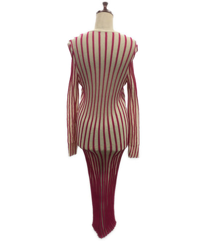 JACQUEMUS ジャックムス 長袖ロングワンピース ピンク レディース SIZE 38