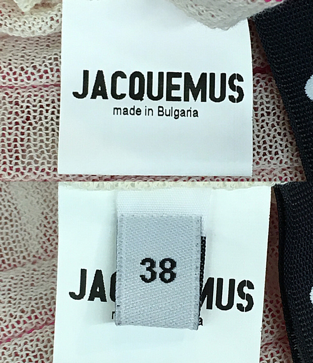 JACQUEMUS ジャックムス 長袖ロングワンピース ピンク レディース SIZE 38