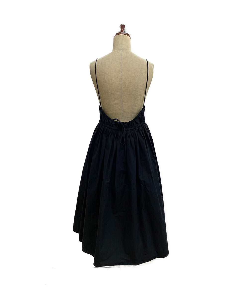 Drawer キャミワンピース サロペットスカート ブラック 6524-299-1640 レディース SIZE 36