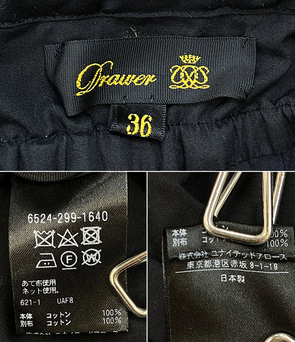 Drawer キャミワンピース サロペットスカート ブラック 6524-299-1640 レディース SIZE 36
