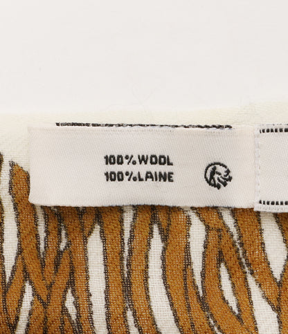 イヌイエディションズ ストール ブラウン タイガー      レディース   NOUI EDITIONS