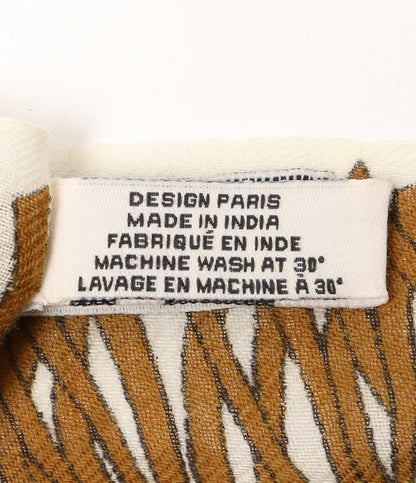 イヌイエディションズ ストール ブラウン タイガー      レディース   NOUI EDITIONS