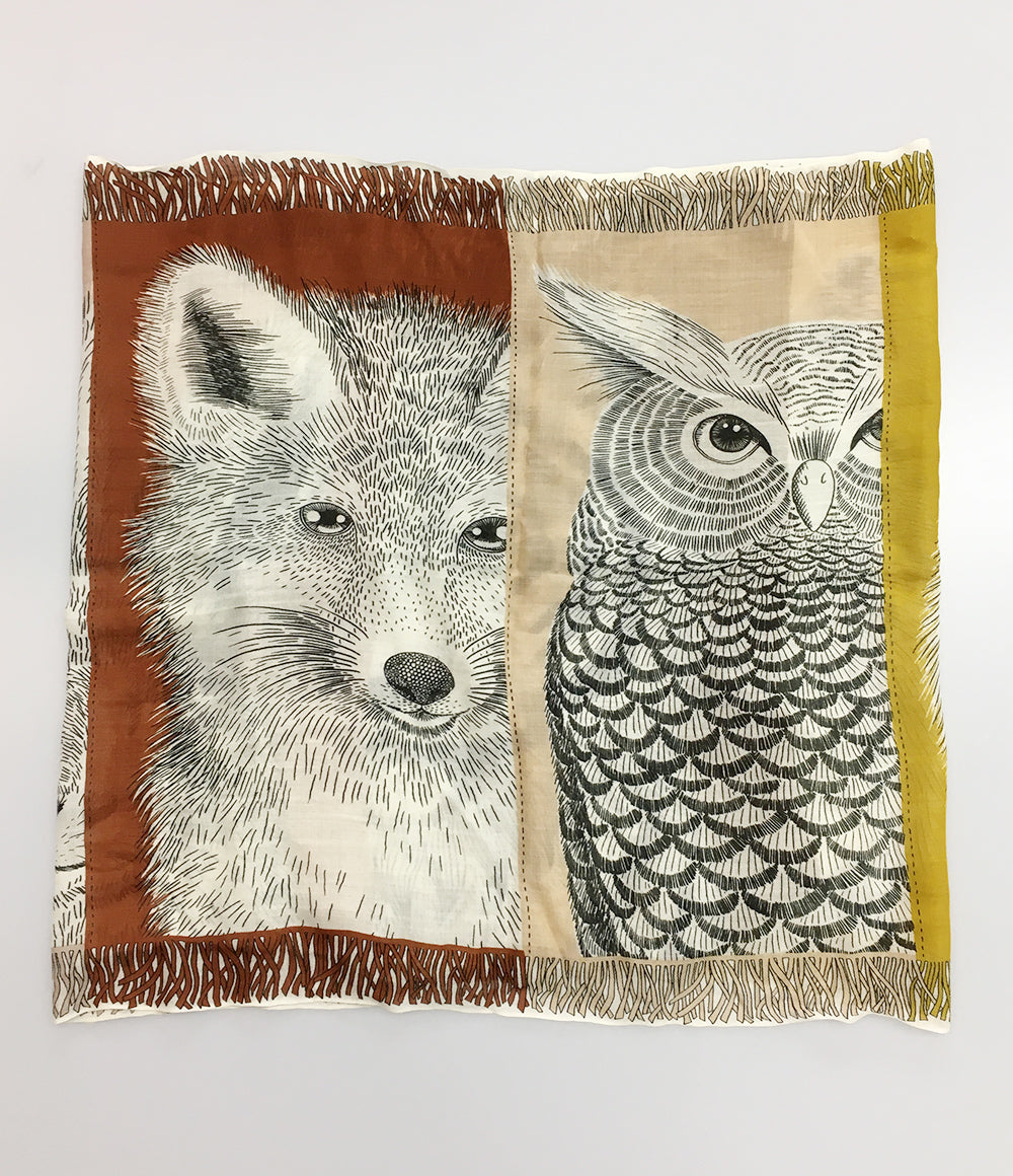 イヌイエディションズ ストール ブラウン タイガー      レディース   NOUI EDITIONS