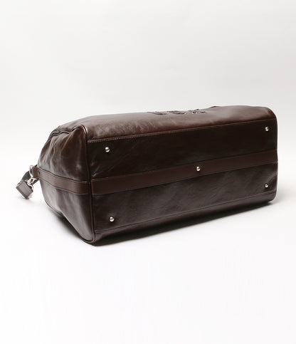 アヴィレックス  ボストンバッグ ブラウン レザー      メンズ   AVIREX