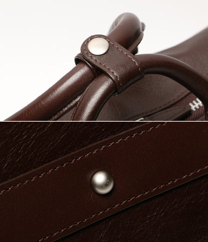 アヴィレックス  ボストンバッグ ブラウン レザー      メンズ   AVIREX