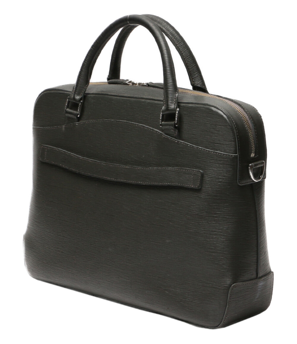 ペッレモルビダ ブリーフケース グレー メンズ PELLE MORBIDA