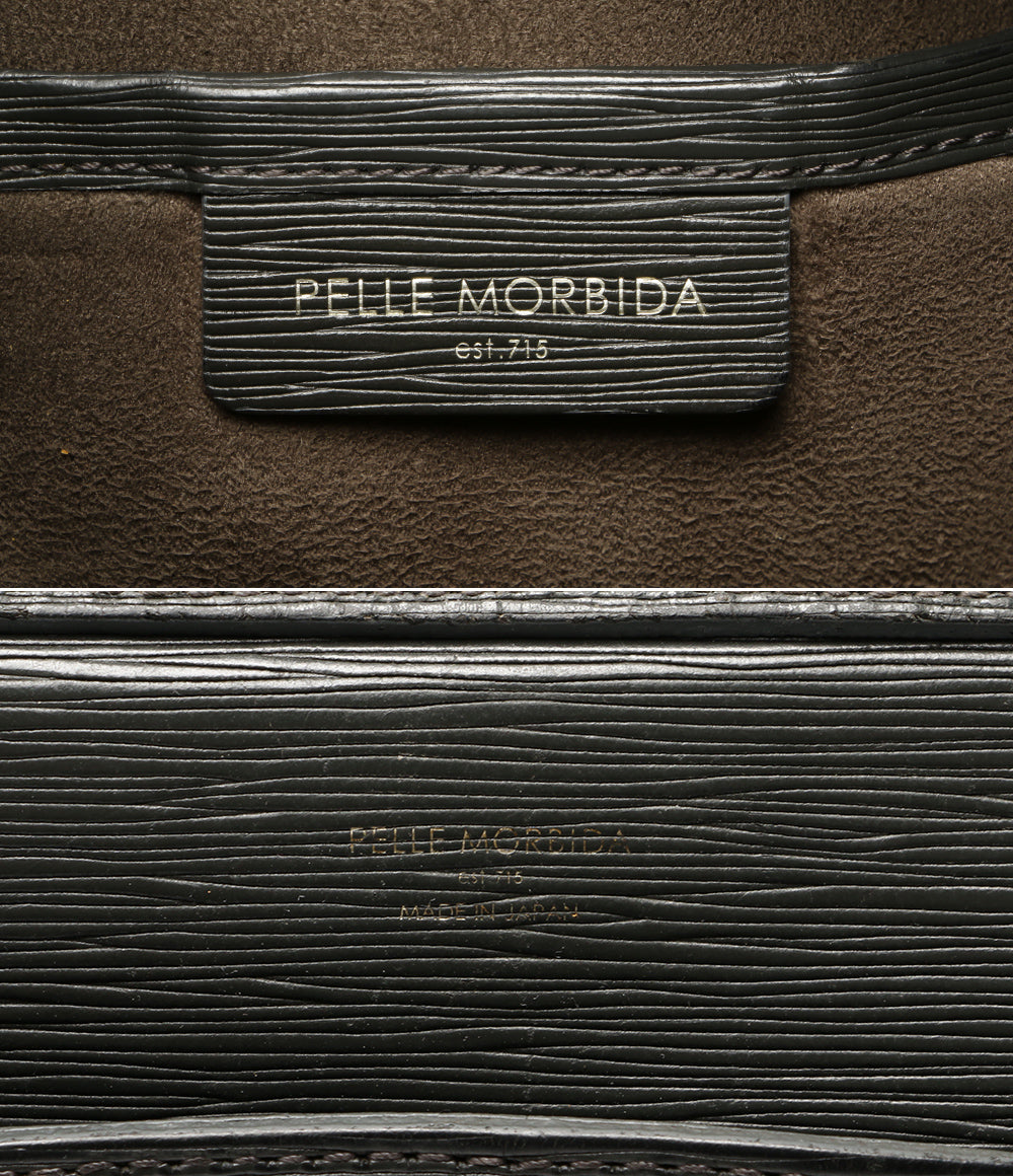 ペッレモルビダ ブリーフケース グレー メンズ PELLE MORBIDA