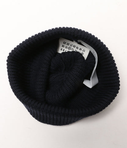 メゾンマルジェラ 美品 ニット帽 4stitch Kinit Cap     S50TC0051 S17791 メンズ SIZE L  Maison Margiela