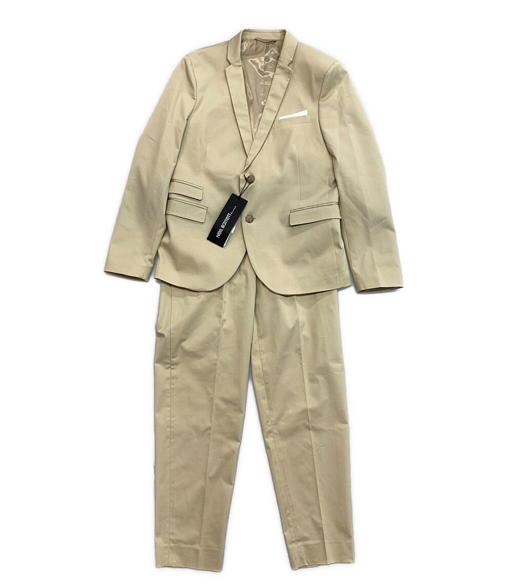 美品 NEIL BARRETT ニールバレット スーツ セットアップ ベージュ メンズ SIZE 50