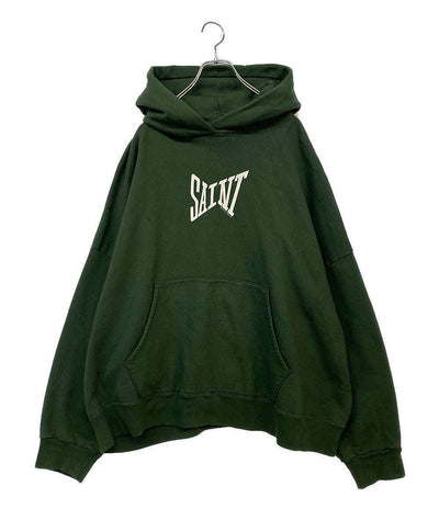 セント マイケル スウェットパーカー HOODIE RIBON SAINT       SM-YS1-0000-040 メンズ SIZE L  SAINT MICHAEL