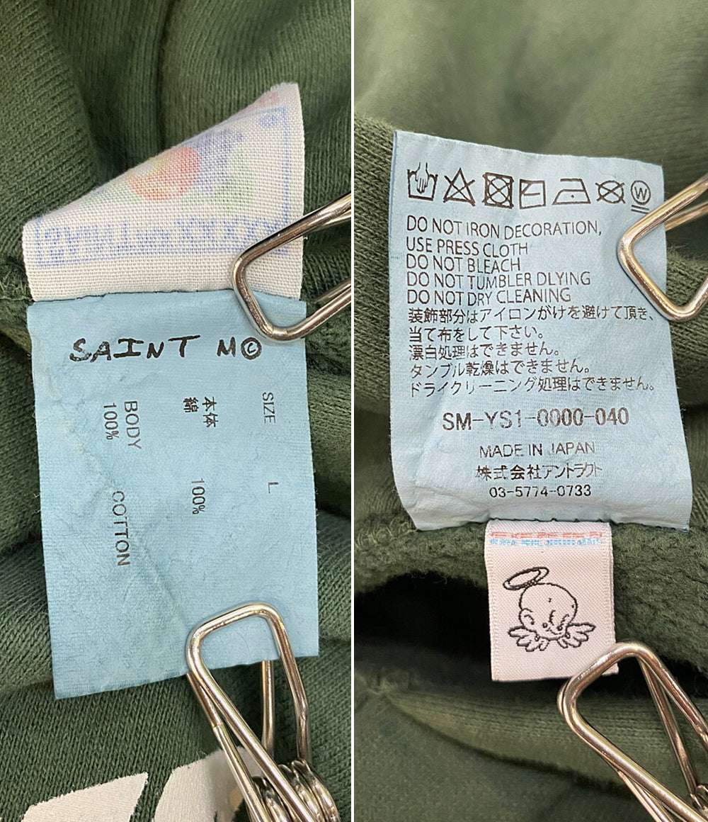 セント マイケル スウェットパーカー HOODIE RIBON SAINT SM-YS1