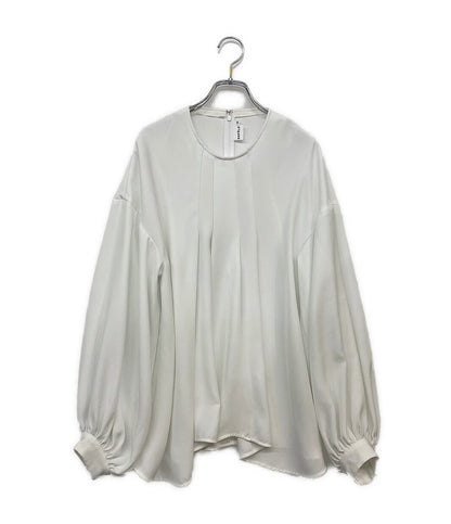 ENFOLD 長袖ブラウス 2WAY COLLAR ホワイト 23SS レディース SIZE 38 エンフォルド
