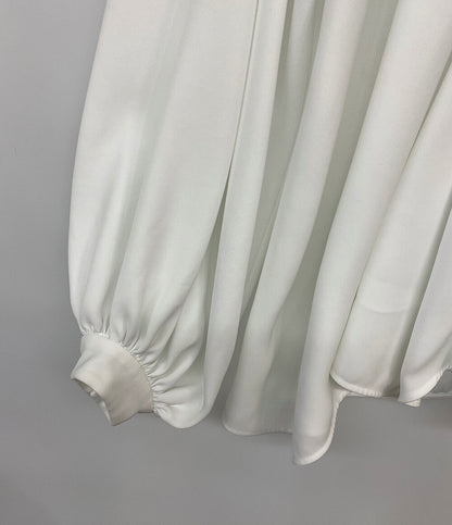 ENFOLD 長袖ブラウス 2WAY COLLAR ホワイト 23SS レディース SIZE 38 エンフォルド