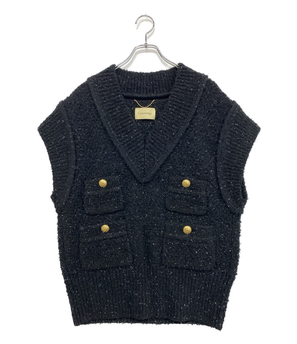 カレンソロジー ベスト ボア ブラック CL206183ER-00 メンズ SIZE F