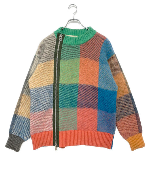 Sacai 22AW Plaid Knit Pullover サイズ3 新品 Sacai 22AW Plaid Knit Pullover サイズ3 新品
