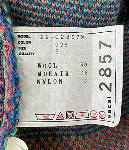 サカイ  ブルゾン 22AW Plaid Knit Blouson 22-02857M      メンズ SIZE 2  sacai