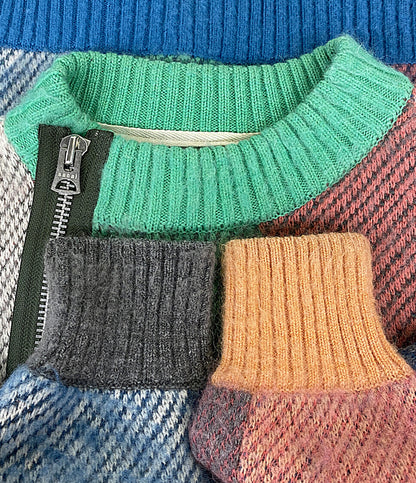 サカイ  ブルゾン 22AW Plaid Knit Blouson 22-02857M      メンズ SIZE 2  sacai