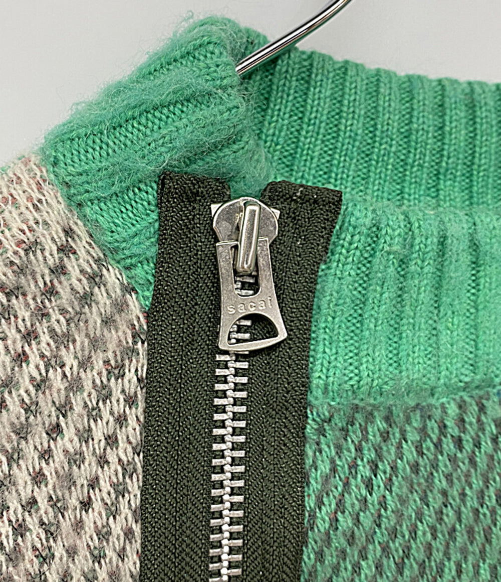 サカイ  ブルゾン 22AW Plaid Knit Blouson 22-02857M      メンズ SIZE 2  sacai