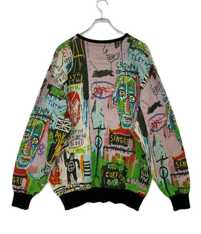 ワコマリア 美品 カーディガン BASQUIAT-WM-KN06 メンズ SIZE M WACKO MARIA