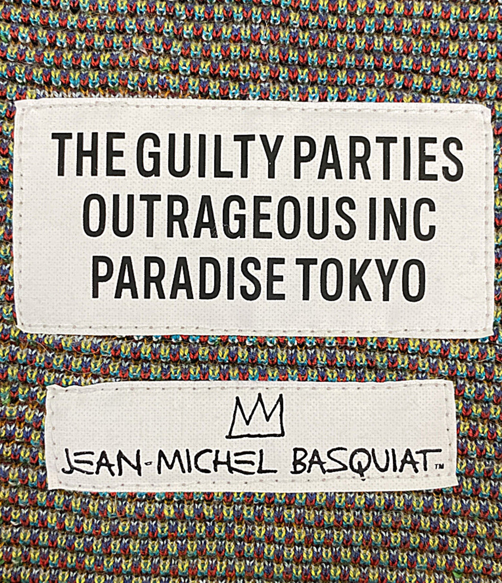 ワコマリア 美品 カーディガン BASQUIAT-WM-KN06 メンズ SIZE M WACKO MARIA