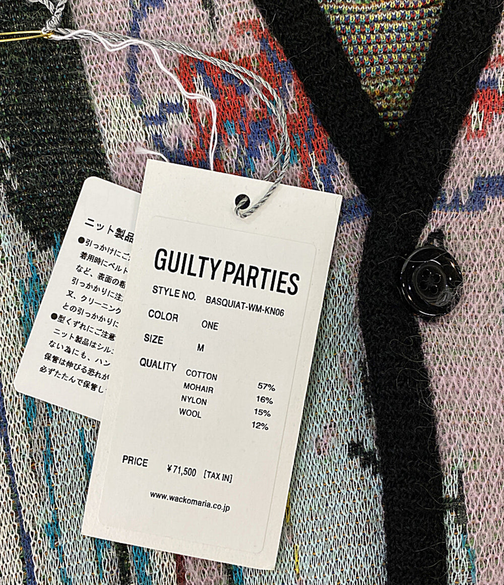 ワコマリア 美品 カーディガン BASQUIAT-WM-KN06 メンズ SIZE M WACKO MARIA