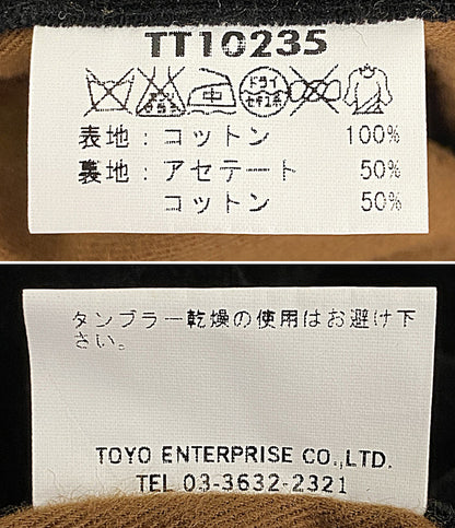 TT10235 別珍般若心経ジャケット      メンズ SIZE L  東洋エンタ-プライズ