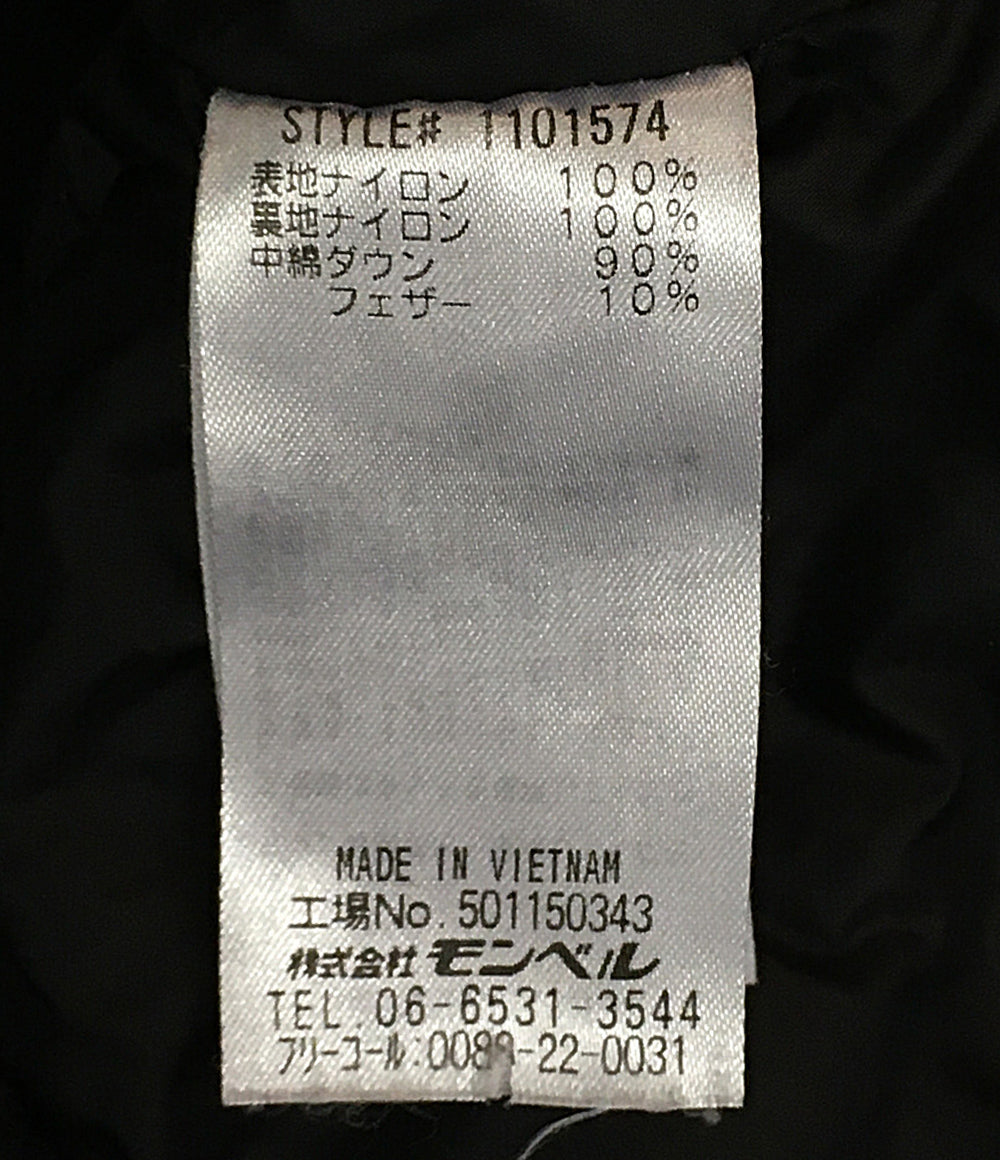 モンベル ダウンジャケット ブラック 1101574 メンズ SIZE XL mont-bell