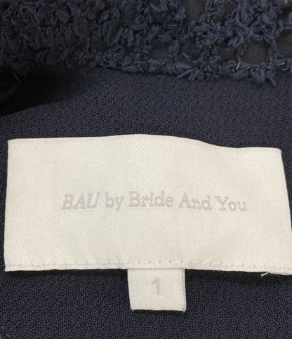 BAU by　Bride And You ビーエイユーバイブライドアンドユー 半袖ワンピース リボン レディース SIZE １