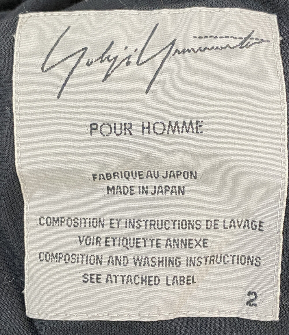 ヨウジヤマモトプールオム 長袖シャツ チャイナシャツ メンズ SIZE ２ Yohji Yamamoto POUR HOMME