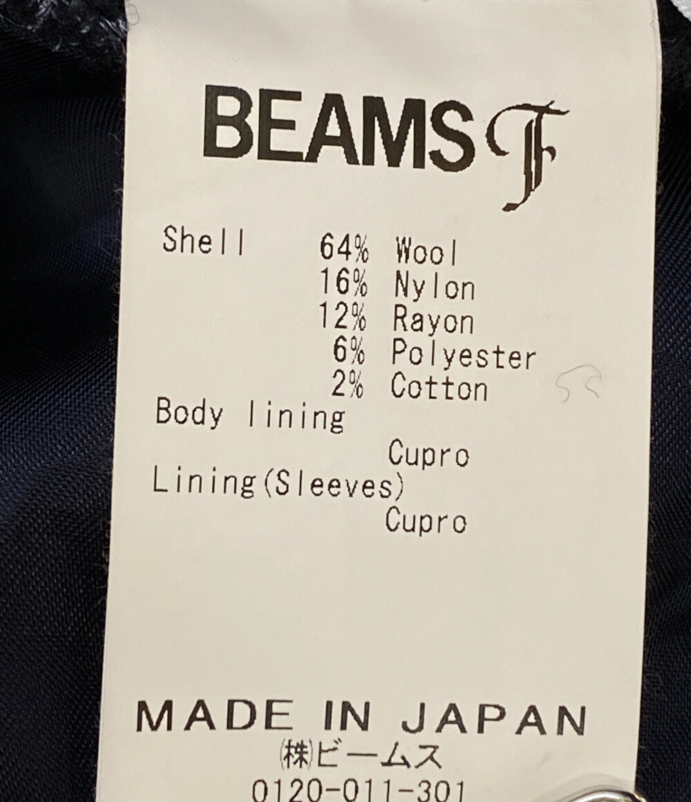 ビームスエフ ジャケット ウィンドウペン ブルー メンズ SIZE 44 BEAMS F