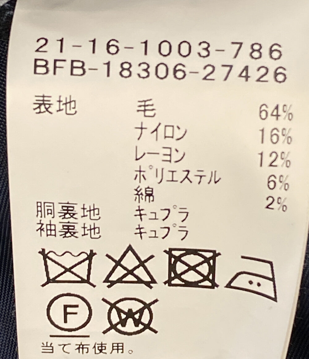 ビームスエフ ジャケット ウィンドウペン ブルー メンズ SIZE 44 BEAMS F