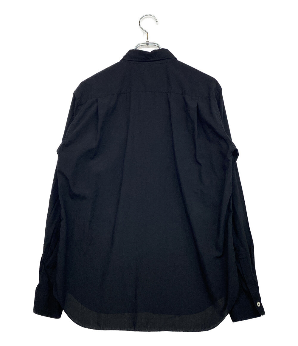 コムデギャルソンオムプリュス 長袖シャツ 2024SS ポリ縮シャツ BLK メンズ SIZE S COMME des GARCONS HOMME PLUS