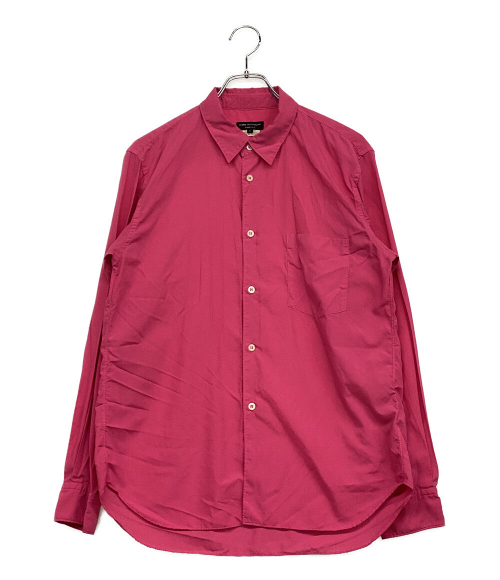 コムデギャルソンオムプリュス 長袖シャツ 2025SS ポリ縮シャツ PNK メンズ SIZE S COMME des GARCONS HOMME PLUS