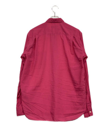 コムデギャルソンオムプリュス 長袖シャツ 2025SS ポリ縮シャツ PNK メンズ SIZE S COMME des GARCONS HOMME PLUS
