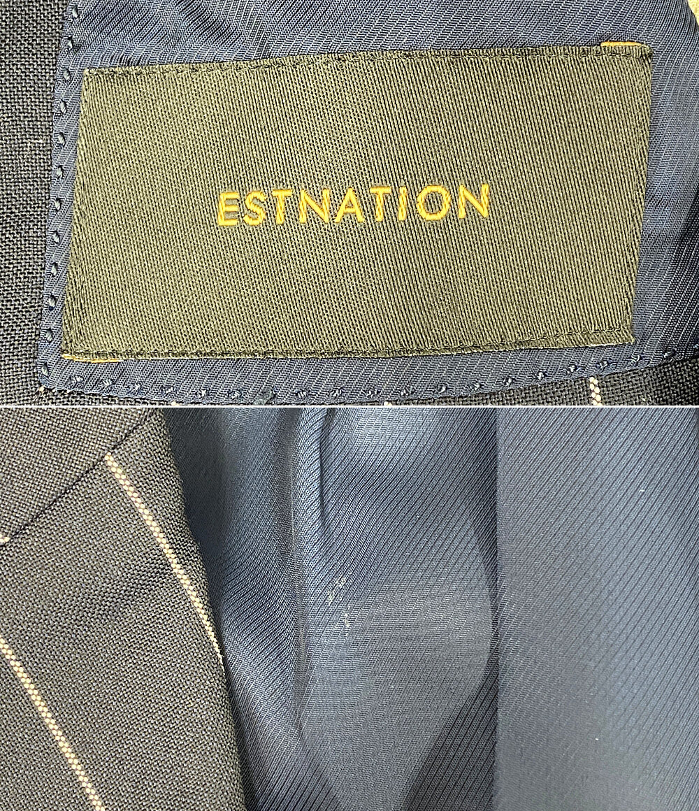 ESTNATION スーツ チョークストライプ ENXP-0219 メンズ SIZE 44 エストネーション