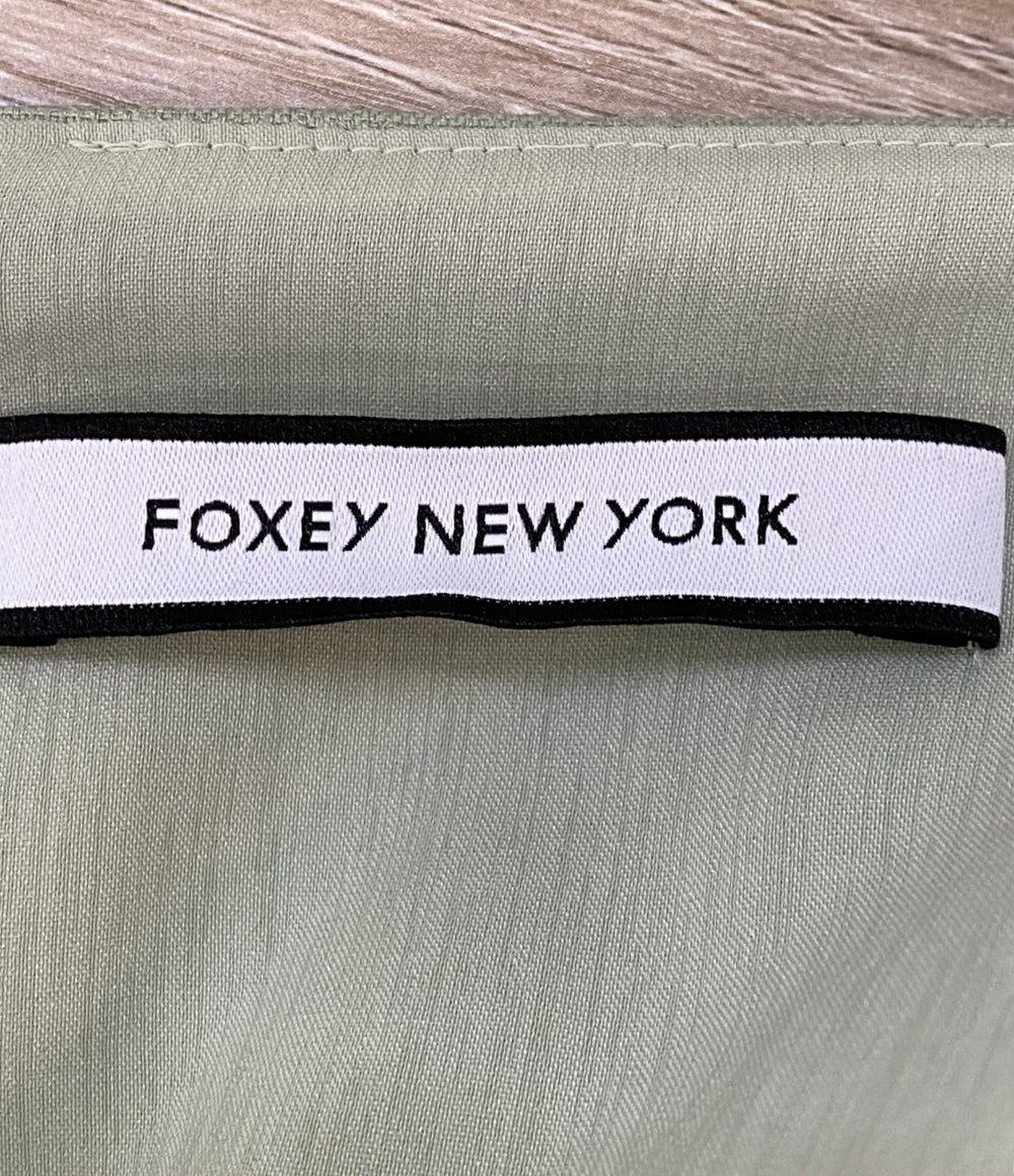 フォクシー ニューヨーク 半袖ワンピース GRECIA DRESS 42737-NS000615T レディース SIZE 42 foxey NEWYORK